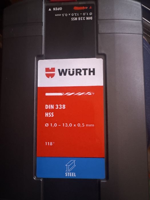 WÜRTH - DIN 338 вност германия