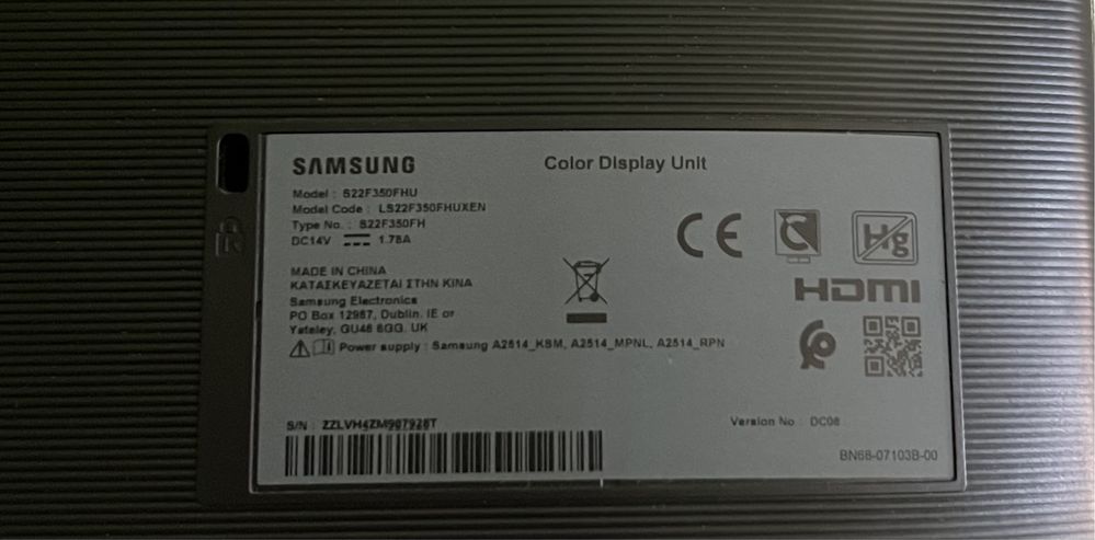 Samsung  Монитор 22inch