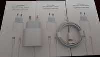 incarcator fast charge pt Apple iPhone set adaptor 20w + cablu