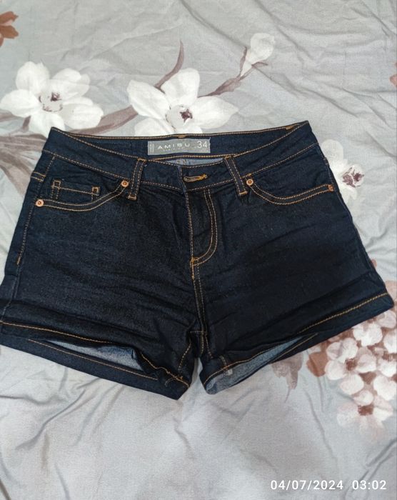 Pantaloni scurti din denim marimea Xs