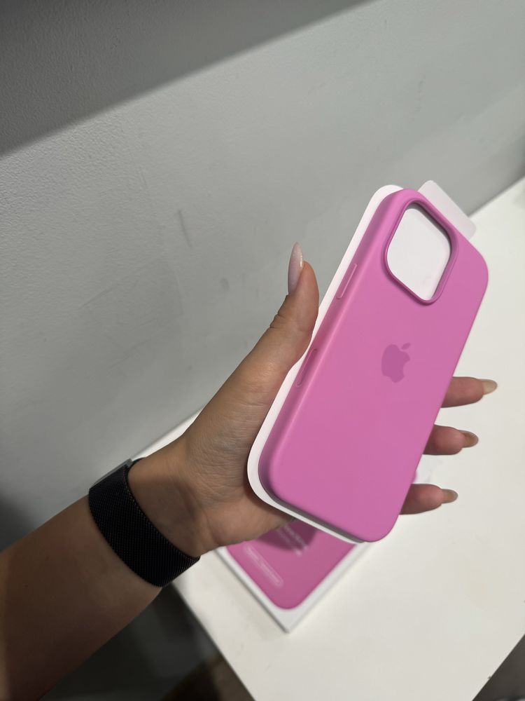 Нов Оригинален розов калъф Apple iPhone 16 pro