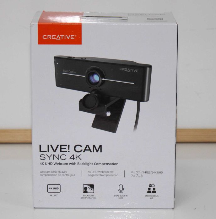 Web camera CREATIVE LIVE! CAM sync 4K