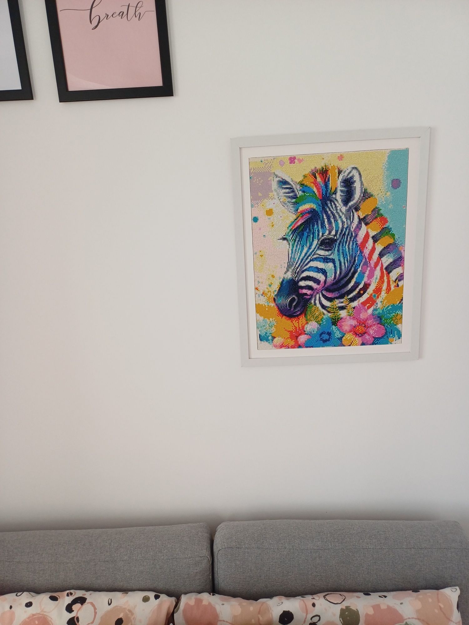 Диамантен гоблен зебра картина