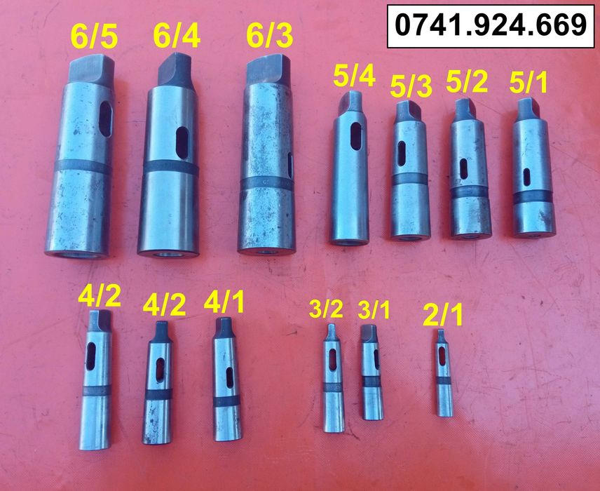 B42 Reductii con morse CM 1 2 3 4 5 6 strung freza masina gaurit