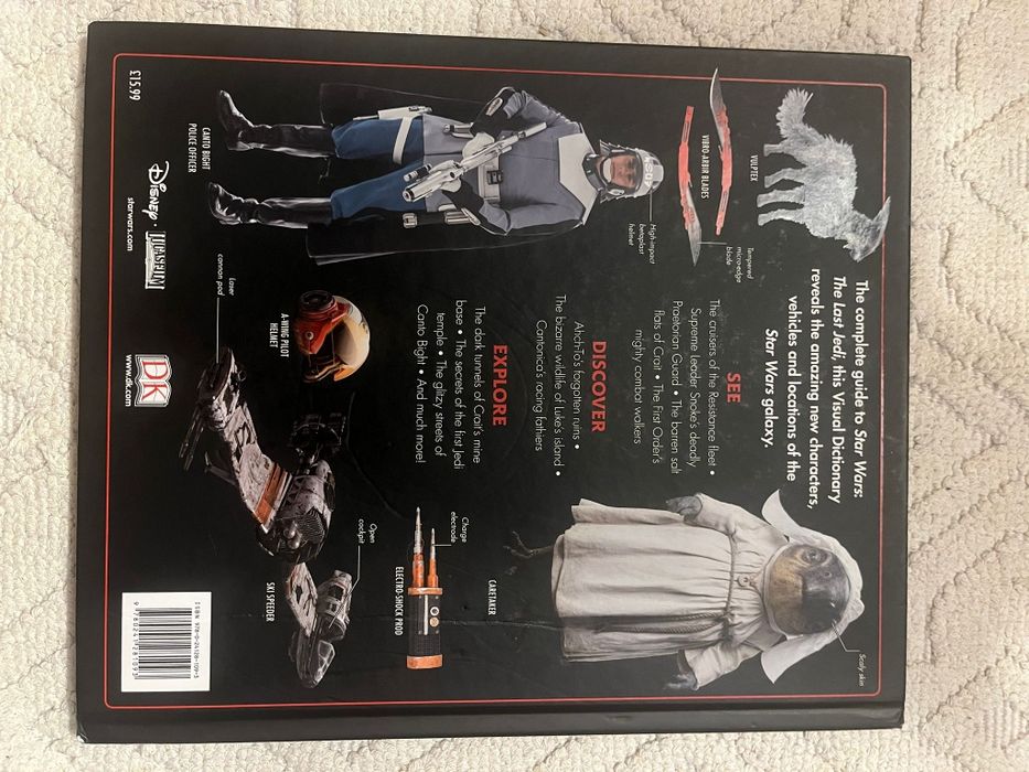 Star wars the last jedi carte, book