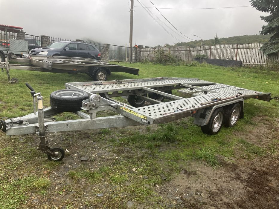 Trailer o axa 1800 kg, 2 axe 4 si 5 m de 2000kg
