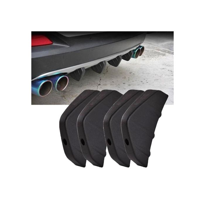 Set ornament splitter pentru bara spate culoare Negru