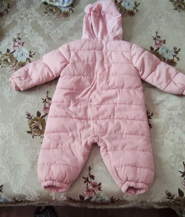 Комбенизоны детские и на девочку от 1-3 лет на осень зиму, теплый мех