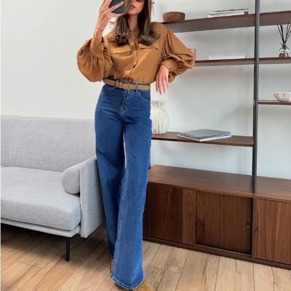 Продам синие джинсы