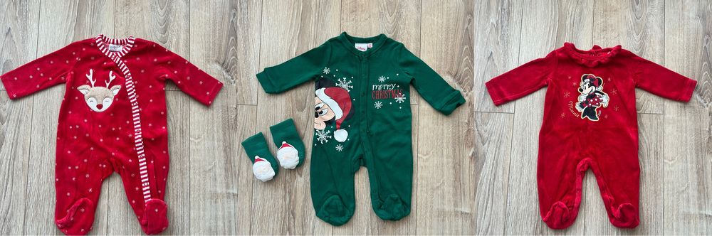 Коледен сет от 3 броя ромпъри