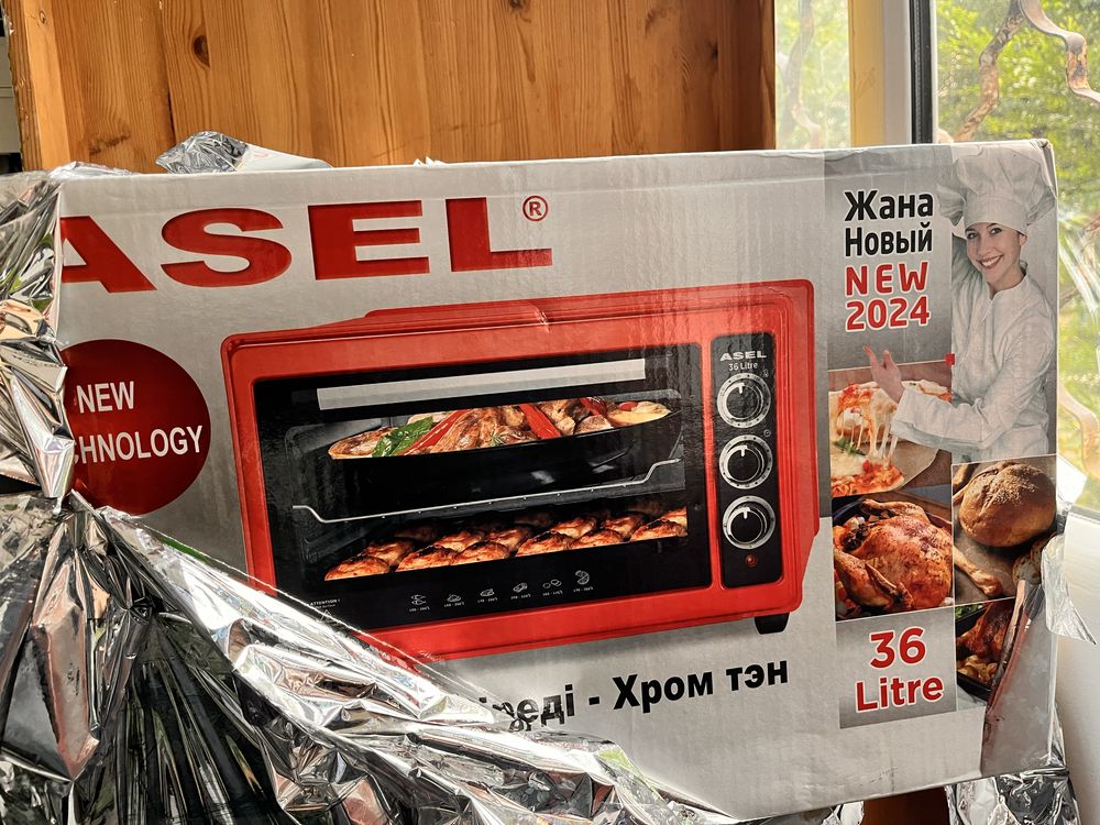 Продам абсолютно новую духовку Asel в коробке стоит