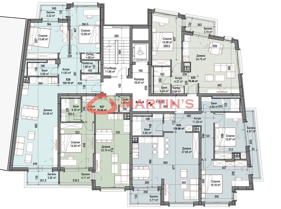 Продава се Двустаен апартамент в София, Сухата река - 77 кв.м за 1999 €/кв.м - Снимка #1