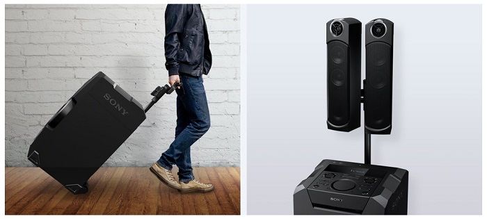 Sistem audio Sony MHCGT5D, 2400w, Bluetooth, 6.1