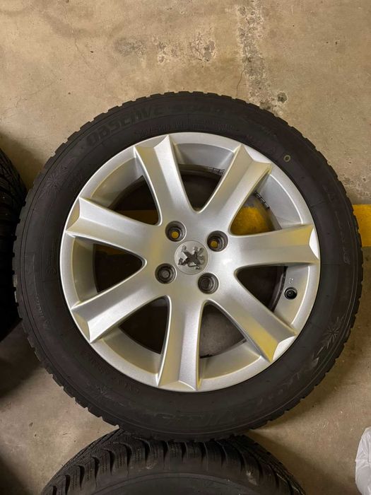 Нови зимни гуми с джанти 16" за Пежо 207 6j16 Ch4-27 Et27 195/55 R16