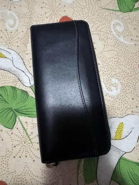 Portofel Coach ,culoare neagra din piele