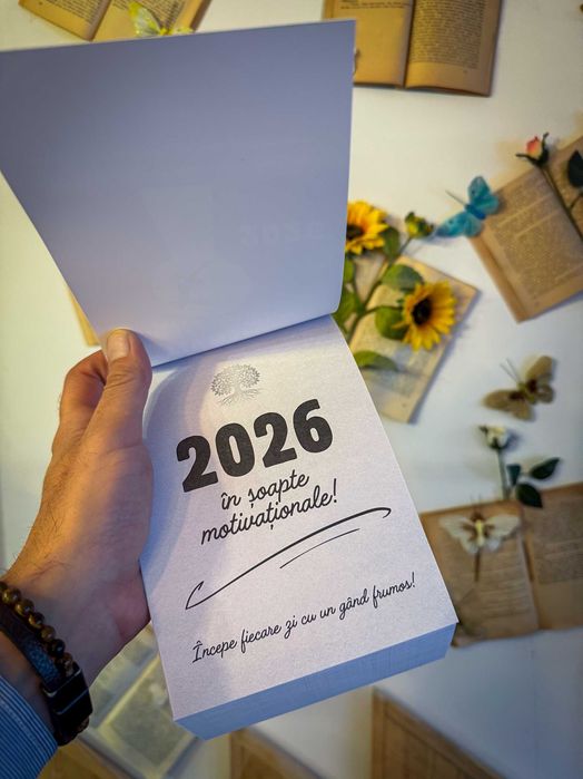 Calendar Motivațional 2026 - perfect pentru un cadou cu impact