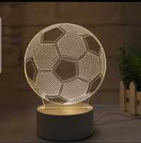 Lampa 3D minge de football