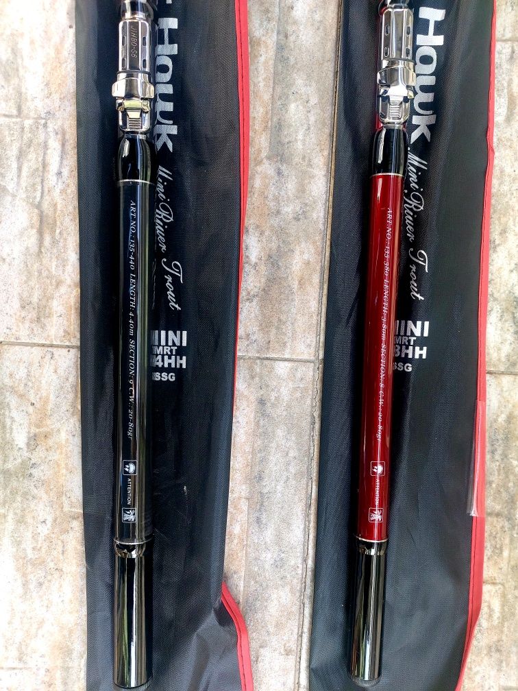 Телескоп с водачи Daiwa  4m,20-80g//Телемач - SILVER HAWK 3.80м,4.40м