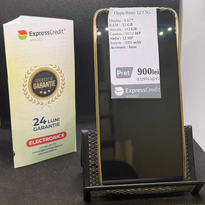 Oppo Reno 12 F 5G 12/512GB B32976.1 *Garantie 2 ani! (AG15)