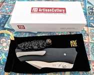 Cutit pliabil EDC Artisan Ahab, otel AR-RPM9, nou