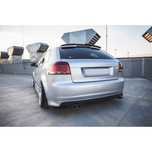 Audi A3 8p добавка за задна броня S3 дифузьор