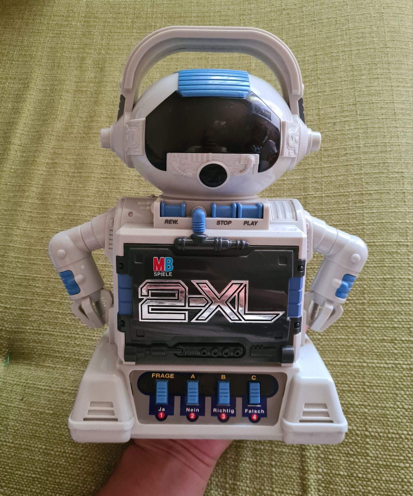 Robot Tiger 2-XL Vechi Jucarie Robotel Caseta Audio Casetofon Vorbitor