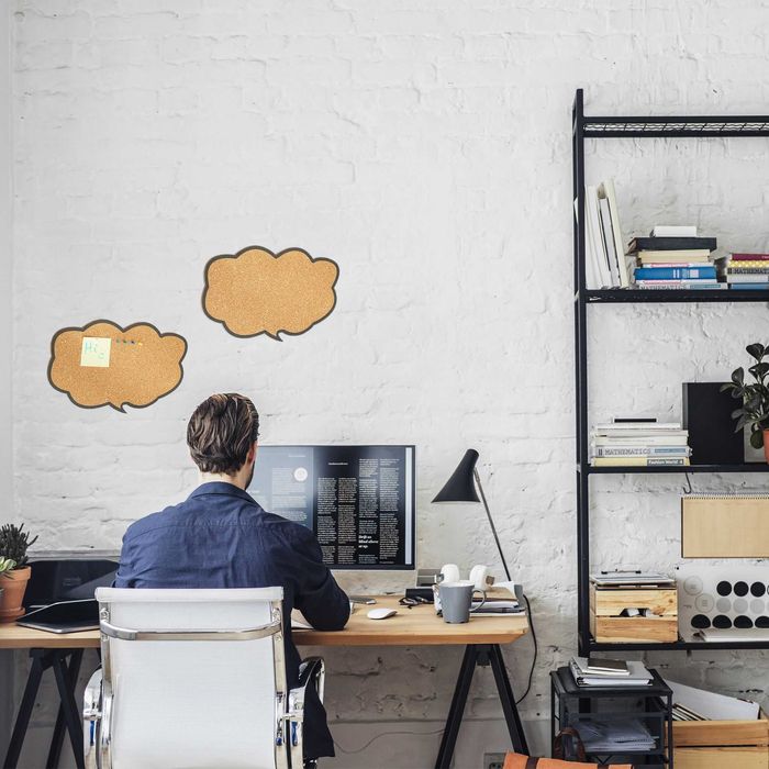 Set 2 panouri pin din pluta cu 10 ace colorate design creativ 29x44 cm