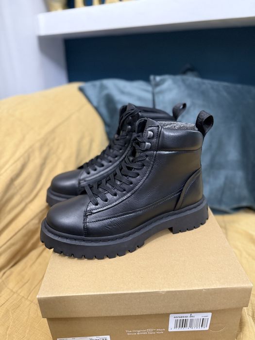 Tommy Jeans Lace Up Boot bocanci piele neagra marimea 42 noi originali