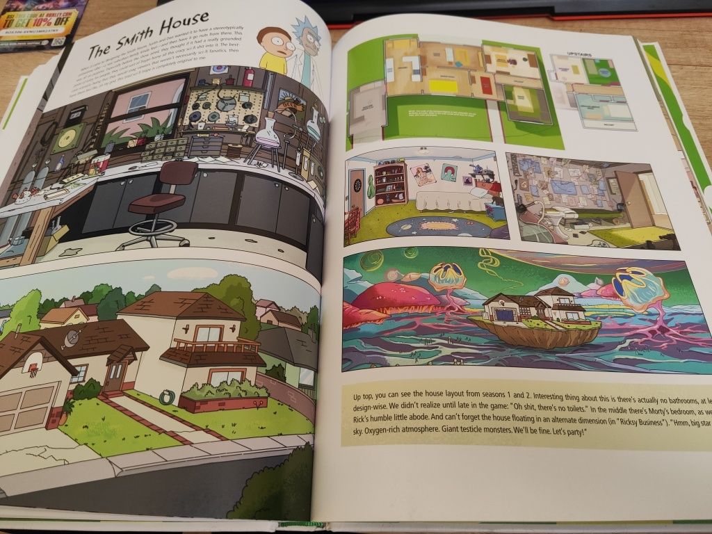Rick and Morty Artbook - Рик и Морти арт книга