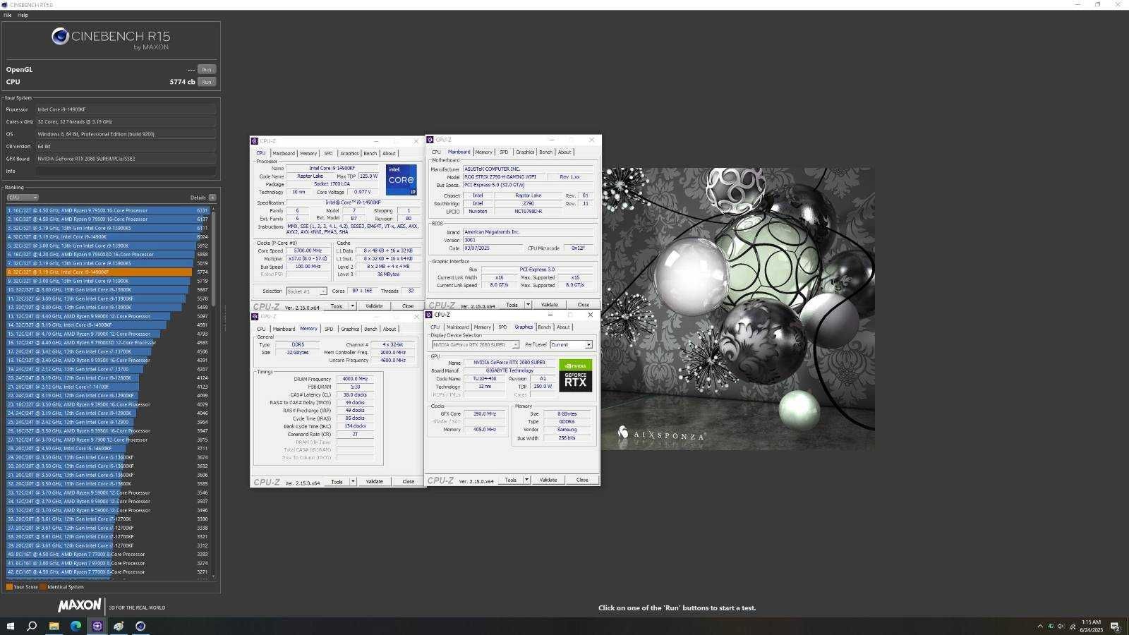 Intel Core i9 14900KF, 24-ядрен, LGA 1700 - НОВ!