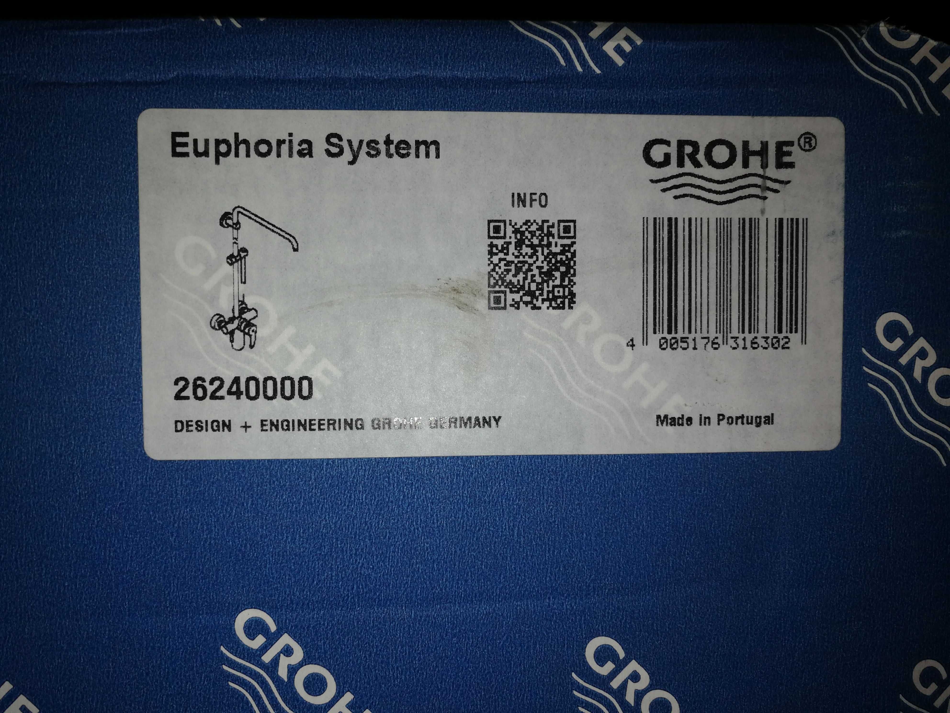 Grohe EUPHORIA душ система, с еднохватков смесител