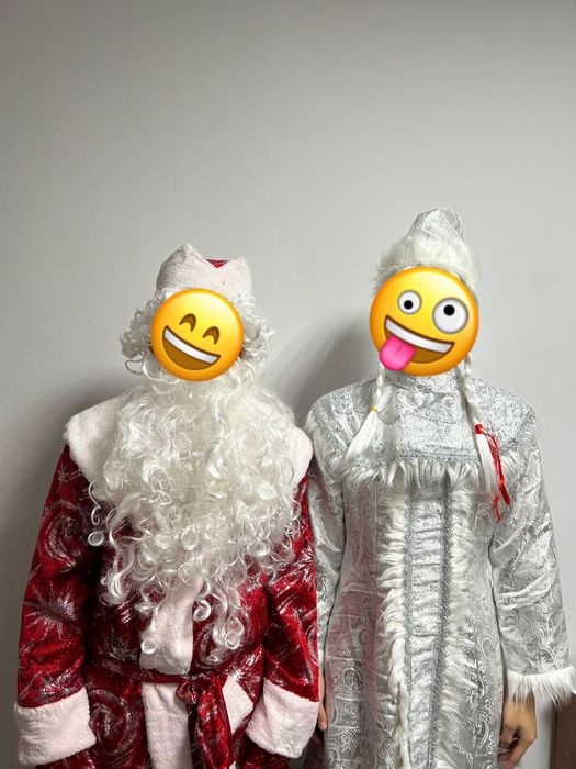 Продается костюмы новогодние Деда мороза и Снегурочки