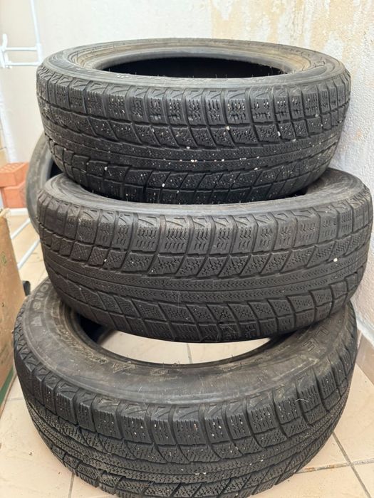 Зимняя резина triangle 185/60/15 липучка хорошее состояние
