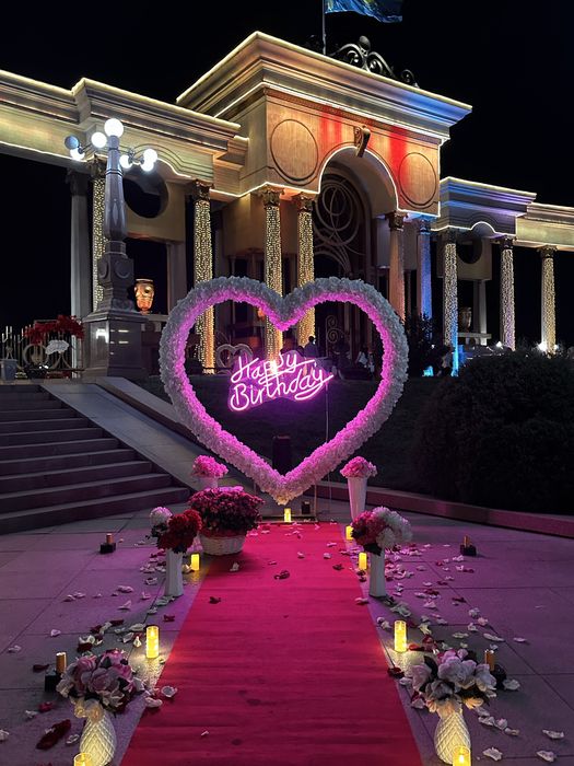 Оформление на день рождения, marry me