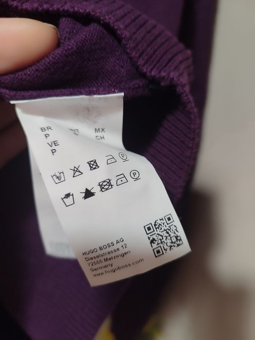 HUGO BOSS Slim Fit  82%Cotton 18%Wool S-M