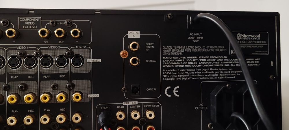 Preamplificator high end Sherwood AVP 9080 RDS