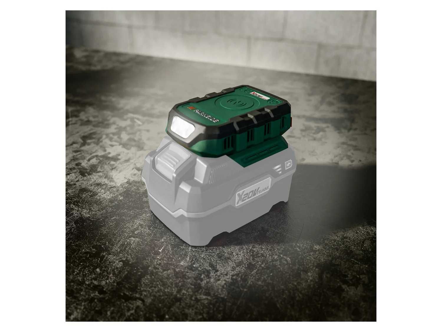 PARKSIDE USB адаптер с безжичен пад,с лампа,USB-C,20V PWCA 20-Li A1