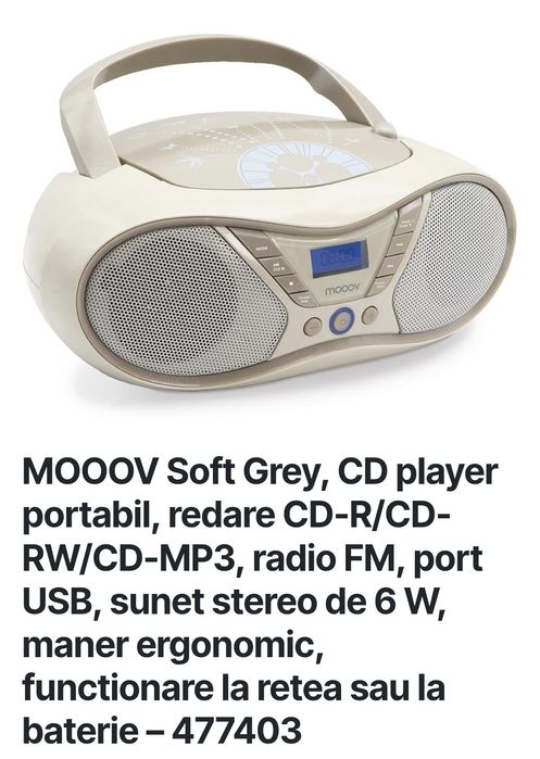 Radio USB Cd Player Nou