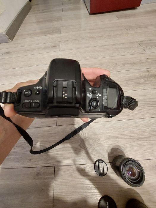 Aparat foto Minolta dynax 500si Obiectiv Minolta 70-210mm Soligor28-80