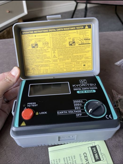 4105A KYORITSUНА Професионален измервател на съпротивление заземяване