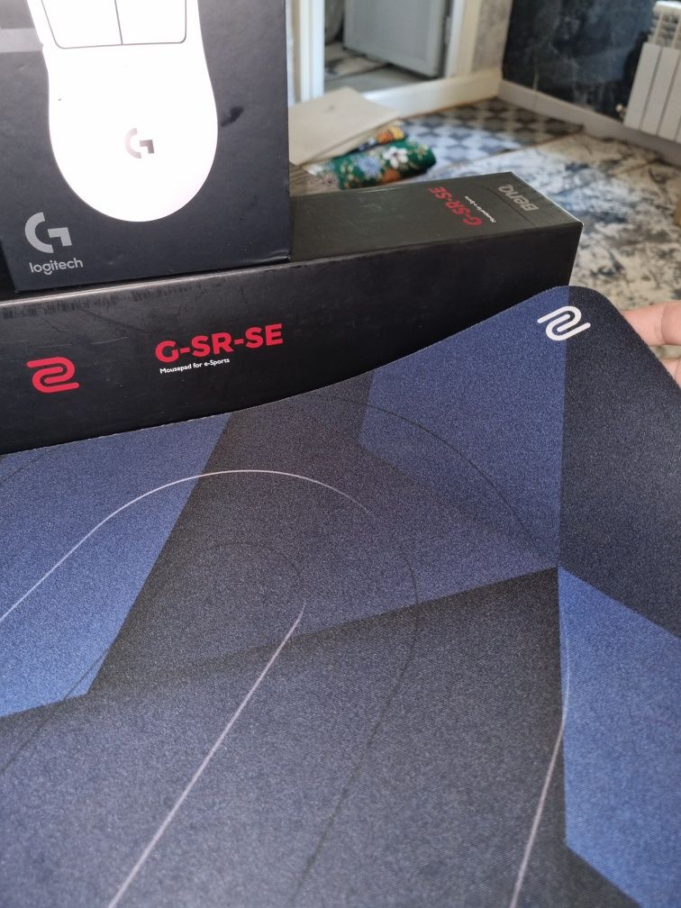 Logitech G Pro 2 dex + kovrik Zowie by BenQ G-SR-SE Deep Blue