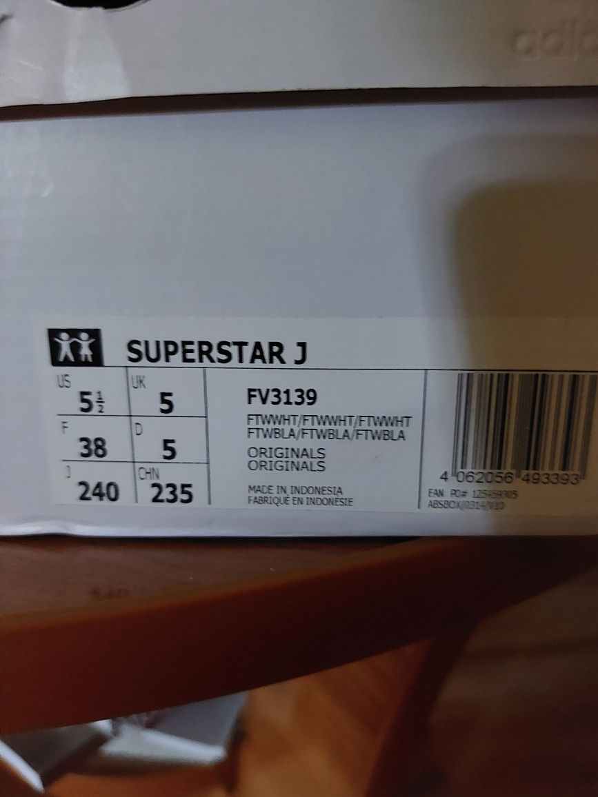 Adidas nr.38 Superstar J