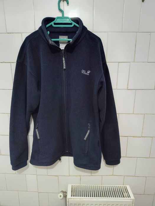 Geaca polar marca Jack Wolfskin mărime L culoare albastru