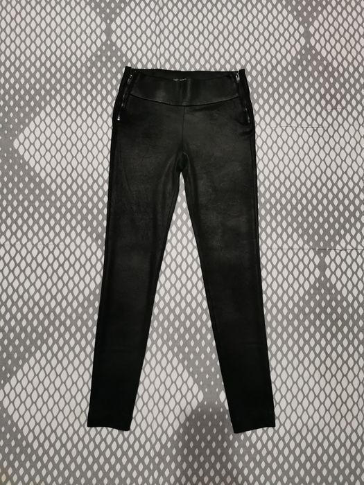 Colanti negri Zara - material texturat