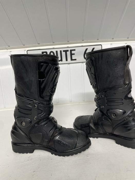 Cizme moto enduro Pharao Adventure marime 40 ghete protectii hard