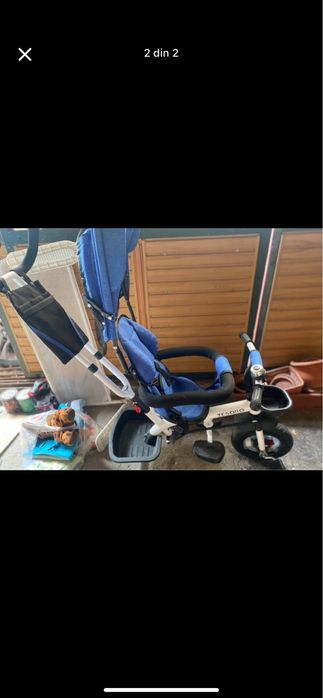 Tricicleta copii albastra