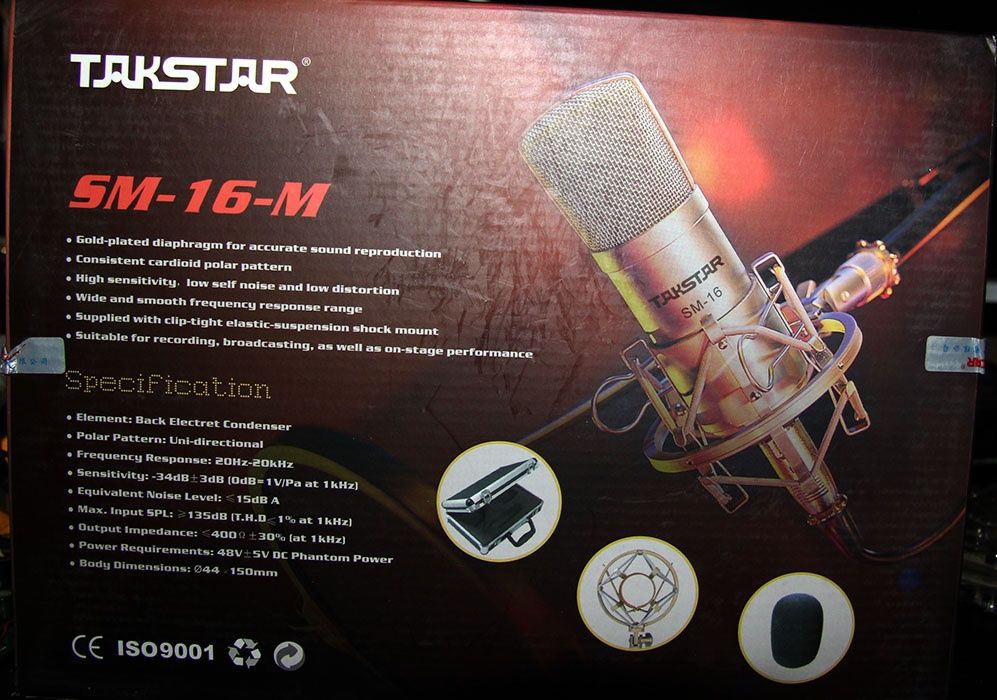 микрофон конденсаторный TakstarSM16