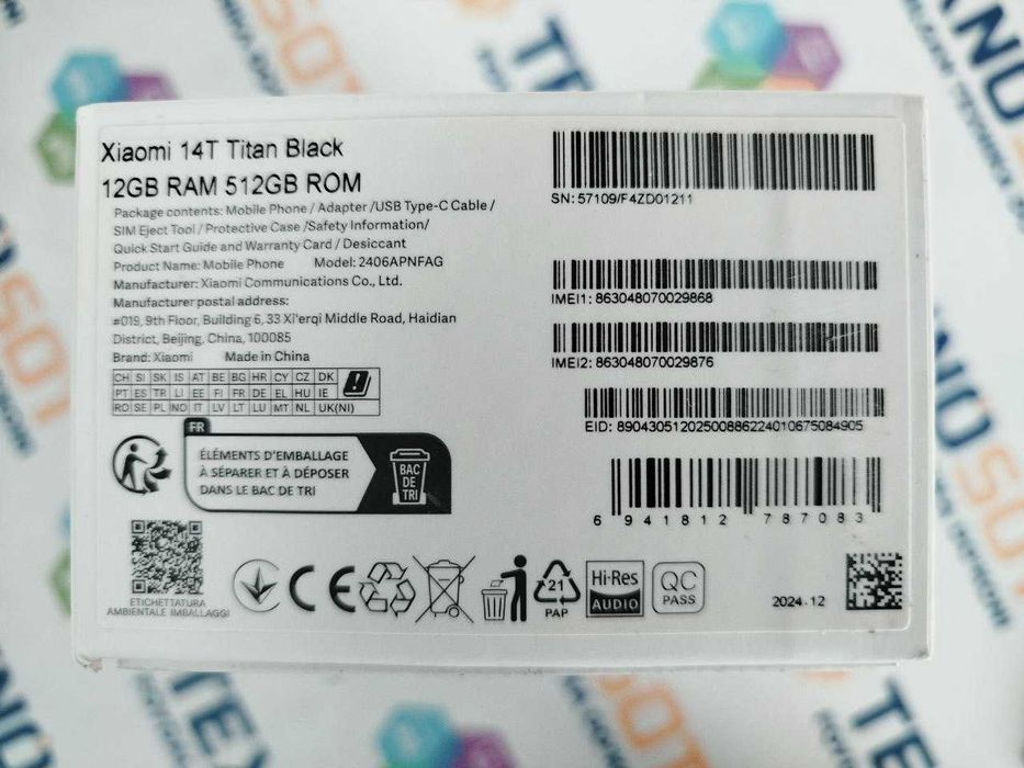 Xiaomi 14T Titan Black