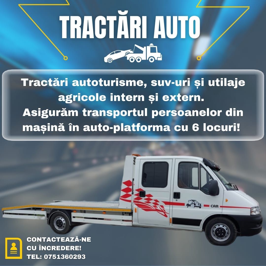 Tractari Auto.  Intern/ Extern.