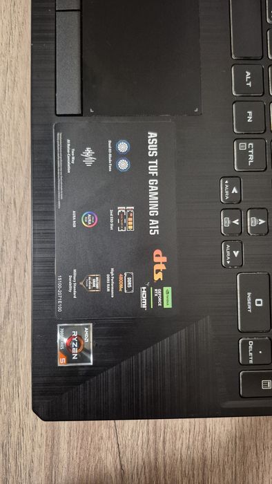 Лаптоп ASUS TuF gaming a15